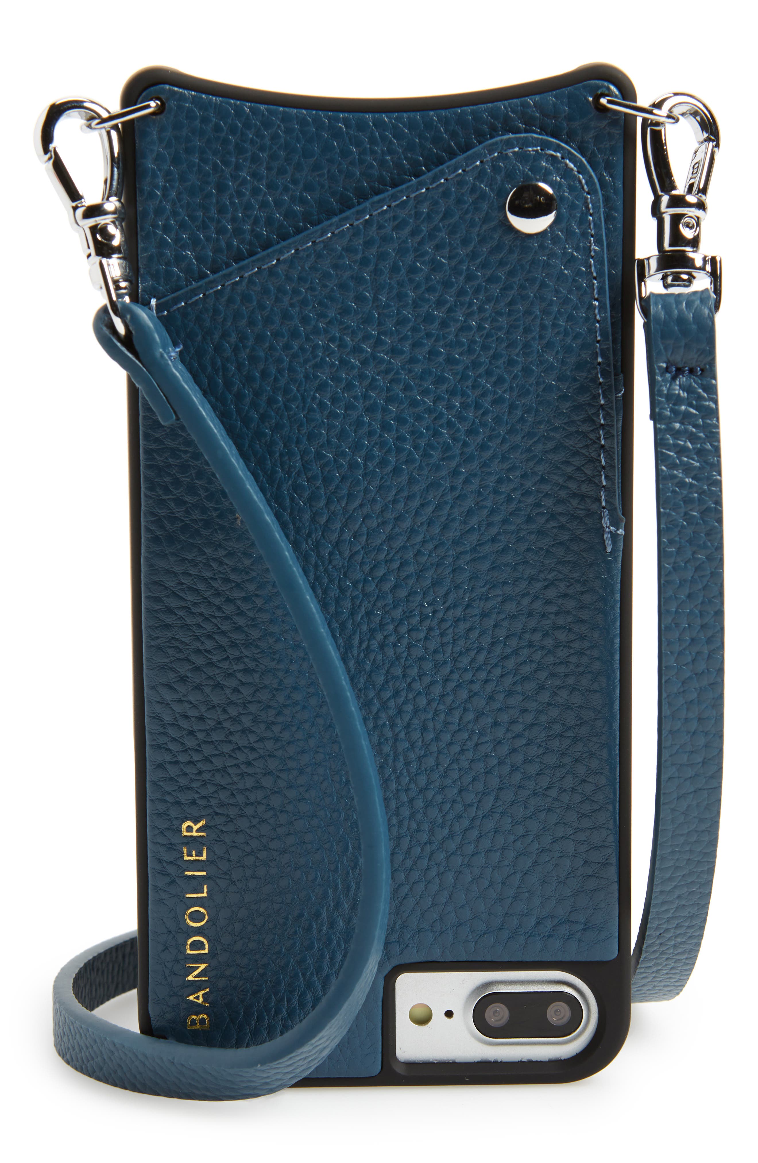 Bandolier Pebbled Leather iPhone 6/7/8 Plus Crossbody Case Nordstrom