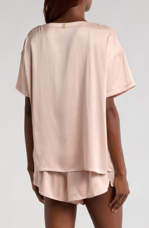 Shop Lunya Washable Silk Short Pajamas In Delicate Pink