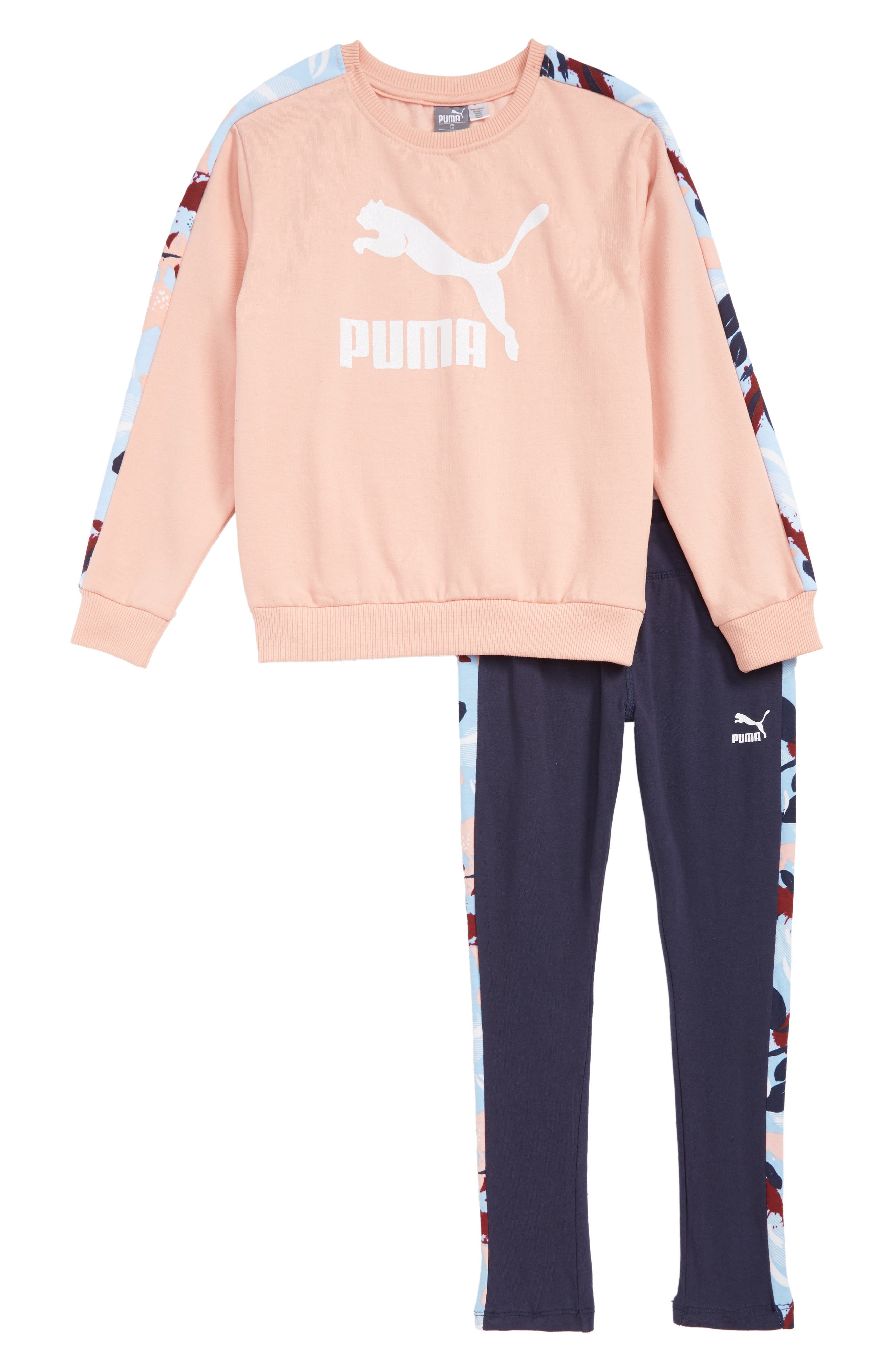 Puma Fleece Sweatshirt and Sweatpants 