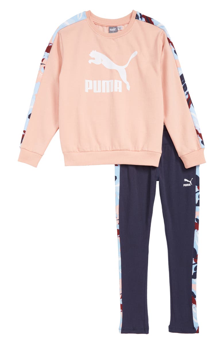 Puma Fleece Sweatshirt and Sweatpants Set (Toddler Girls & Little Girls ...