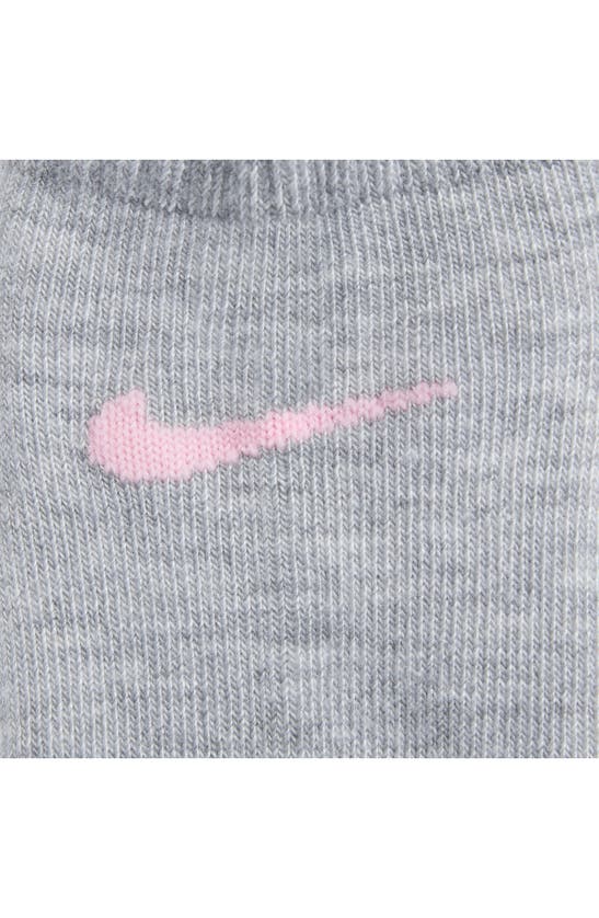 Nike Kids' Swoosh Cushioned Ankle Socks In Doll