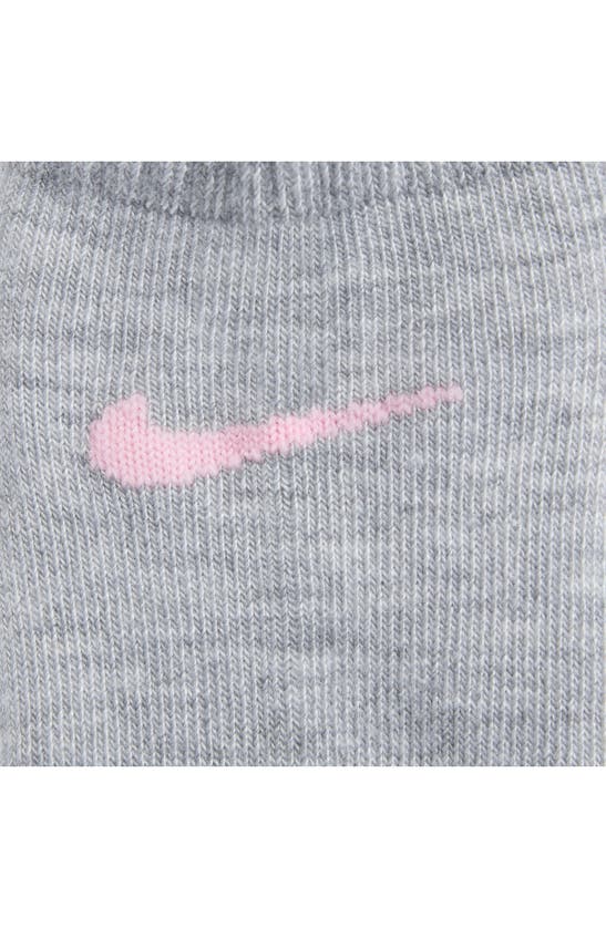 Shop Nike Kids' Swoosh Cushioned Ankle Socks In Doll