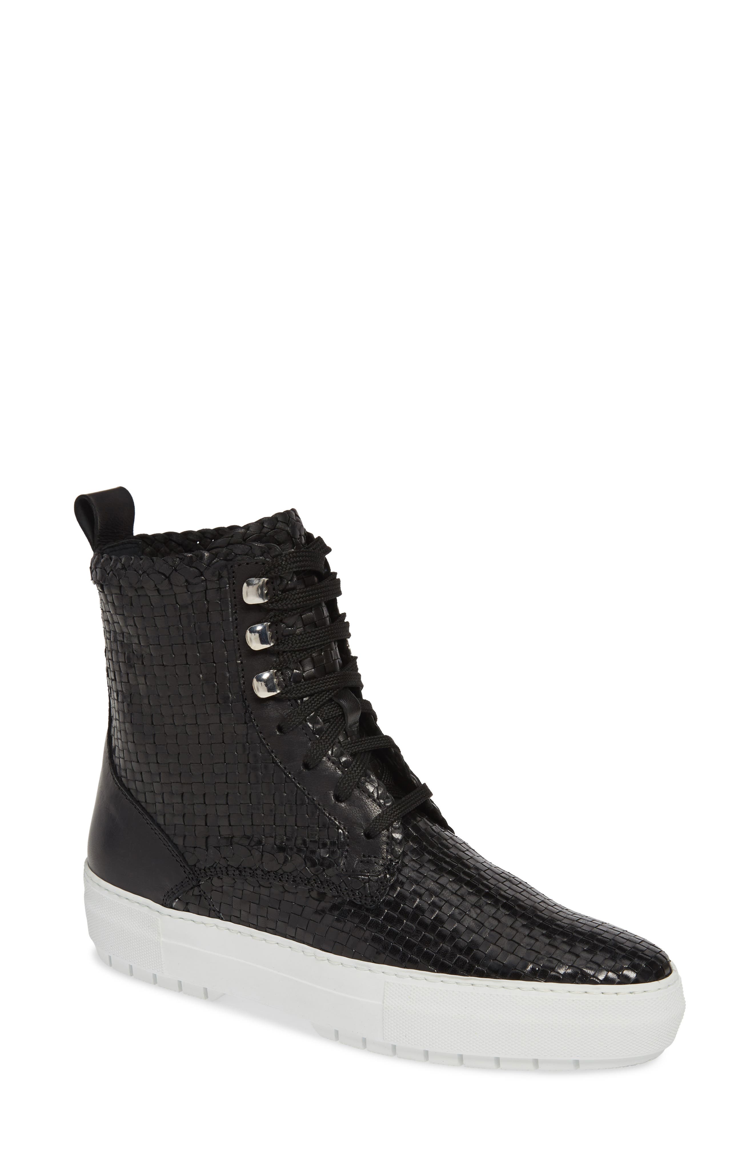Aquatalia Tess Woven Boot- Black