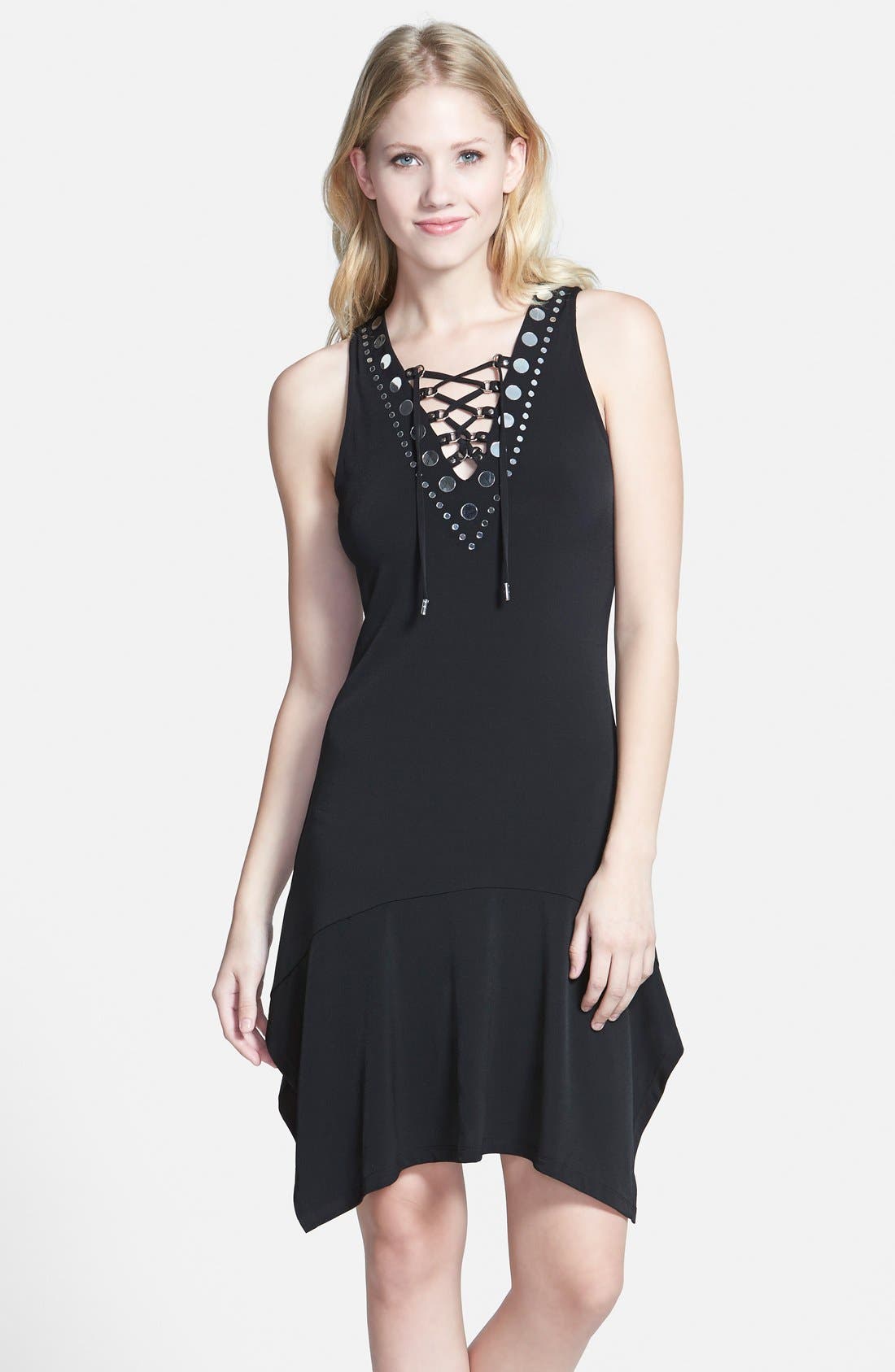 michael kors lace up dress