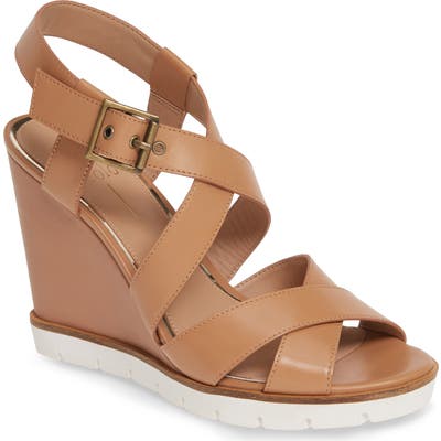 Linea Paolo Edyta Wedge Sandal, Brown