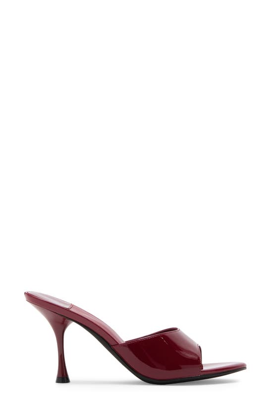 Shop Jeffrey Campbell Agent Slide Sandal In Cherry Red Patent
