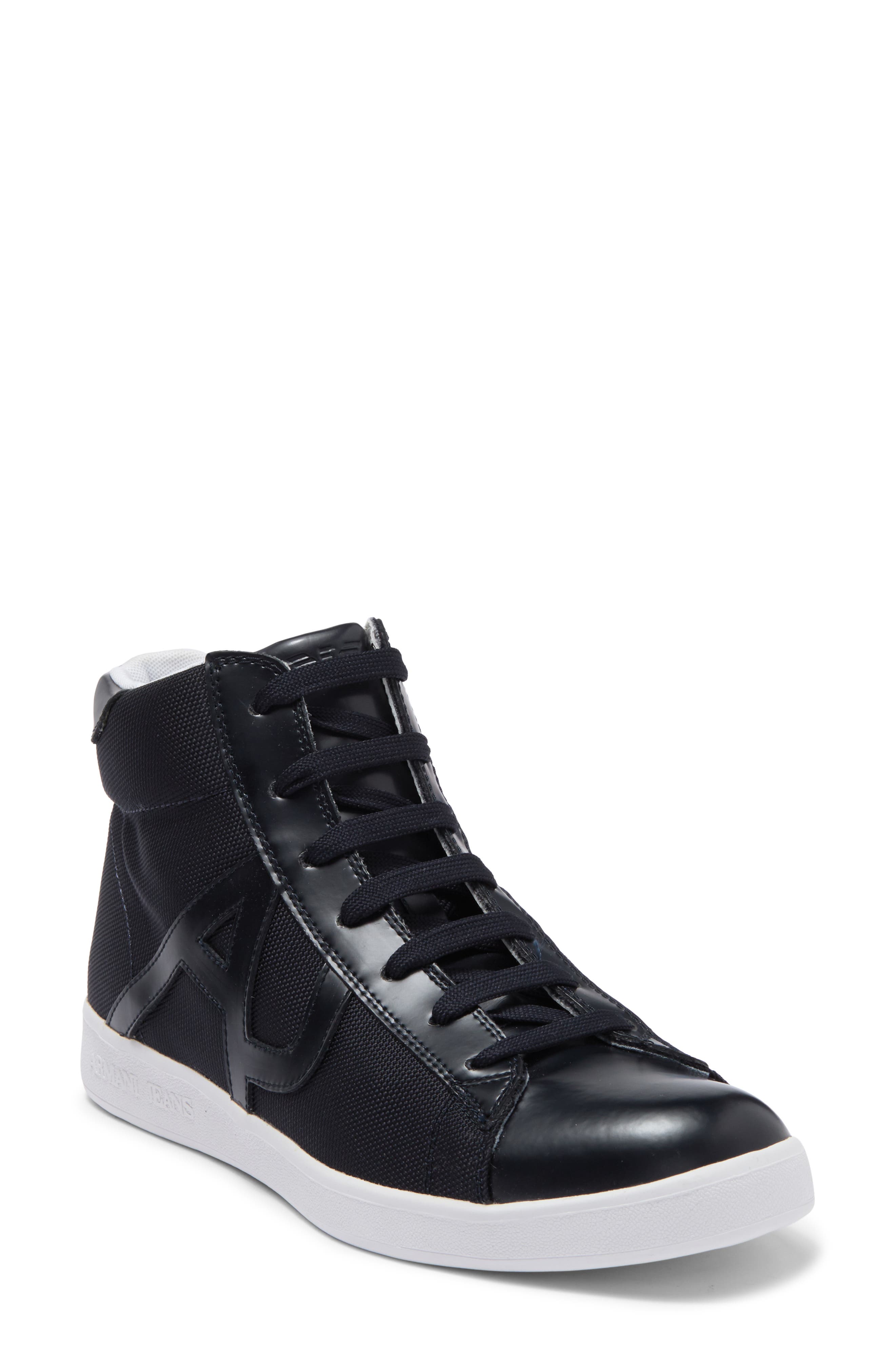armani high top sneakers