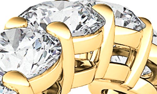 Hautecarat Lab Created Diamond Eternity Ring In Yellow Gold
