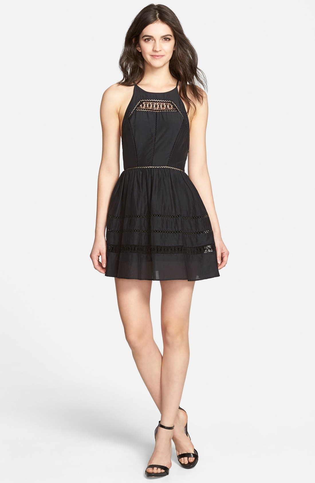 Sam Edelman Open Stitch Fit & Flare Dress Nordstrom