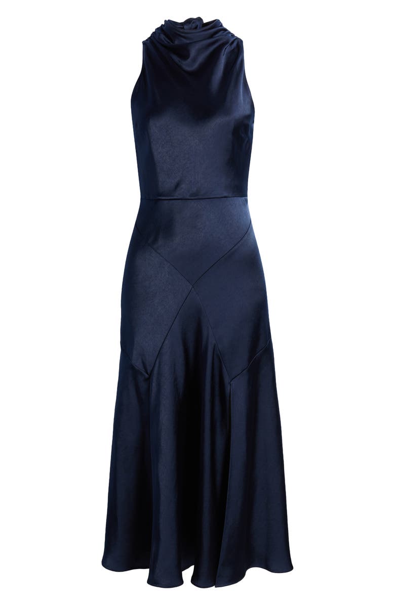 Ted Baker London Lilymay Bias Cut Satin Dress, Alternate, color, 