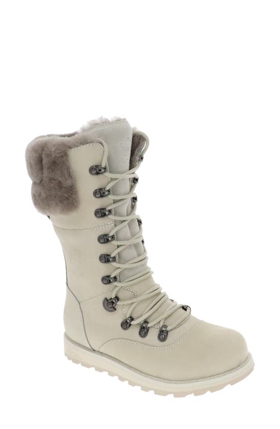 Royal Canadian Castlegar Waterproof Genuine Shearling Lined Mid Calf Boot In Grey Dove