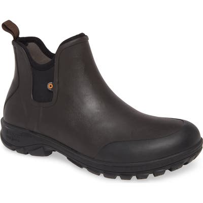 Bogs Sauvie Waterproof Chelsea Boot, Brown