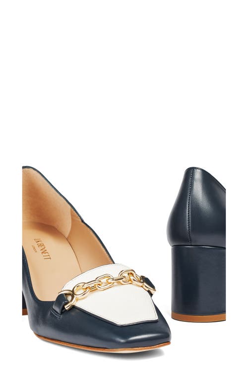 Lk Bennett Sabine Loafer Pump In Navy