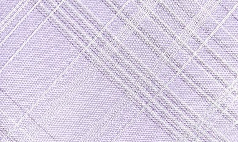 Shop Calvin Klein Beverly Plaid Tie In Lilac