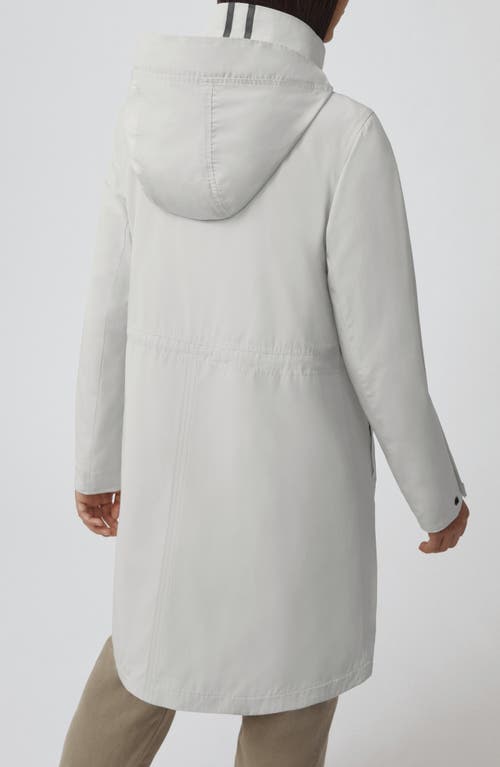 Canada Goose Belcarra Water Resistant Hooded Jacket In Silverbirch - Bouleau Argente