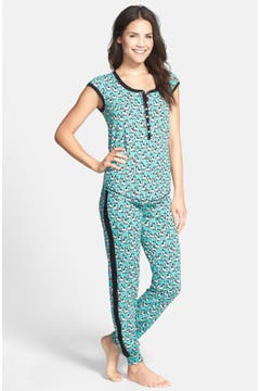 kensie 'Playing Favorites' Print Jersey Pajamas | Nordstrom