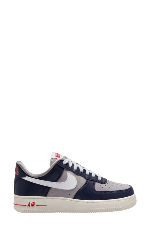 Nike Air Force 1 '07 Se Basketball Sneaker In College Navy/white/pewter