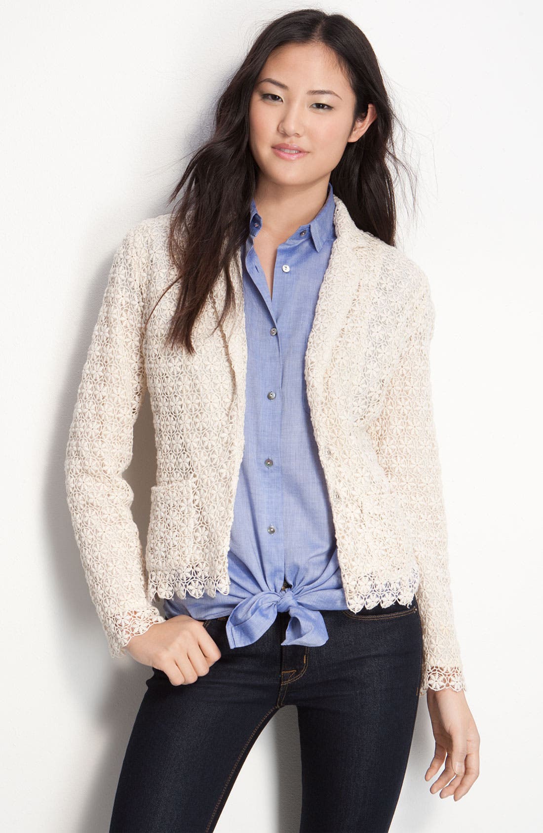 Hinge® Crochet Blazer Nordstrom