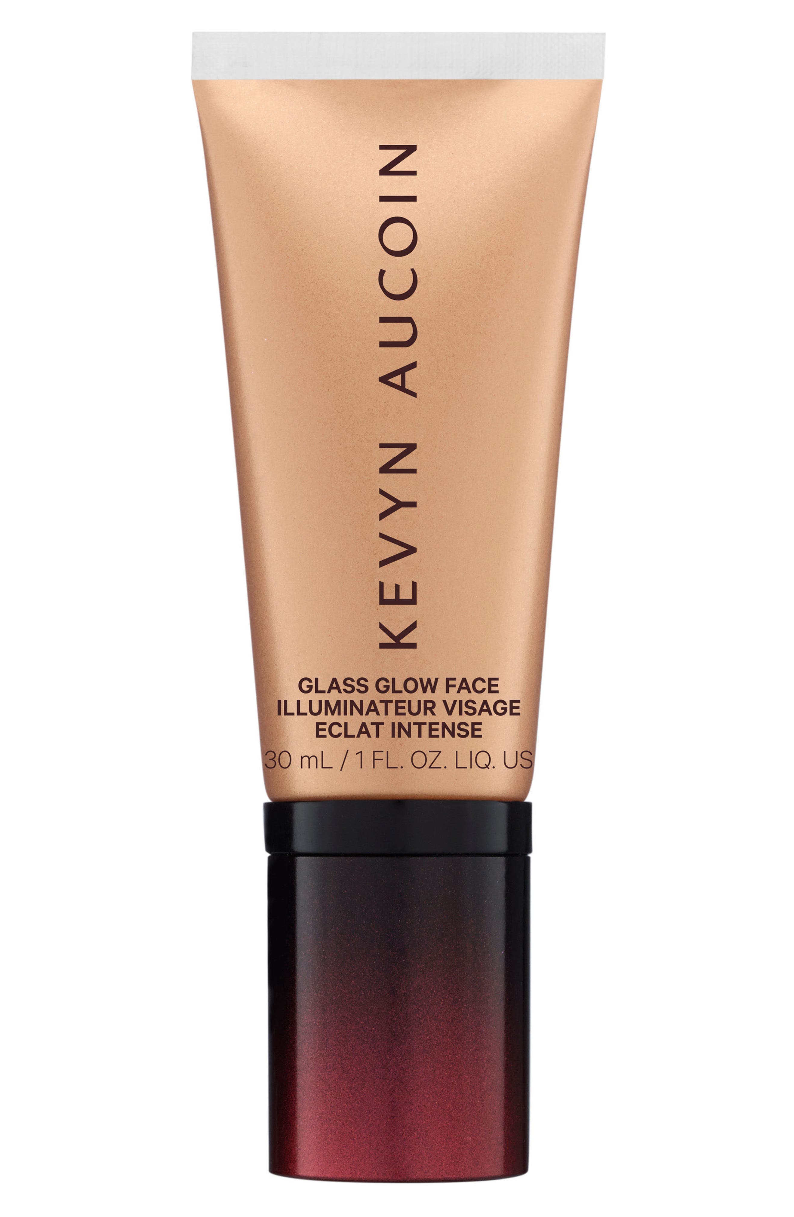 KEVYN AUCOIN BEAUTY,
                            Glass Glow Liquid Illuminator,
                            Main thumbnail 1, color,
                            SPECTRUM BRONZE