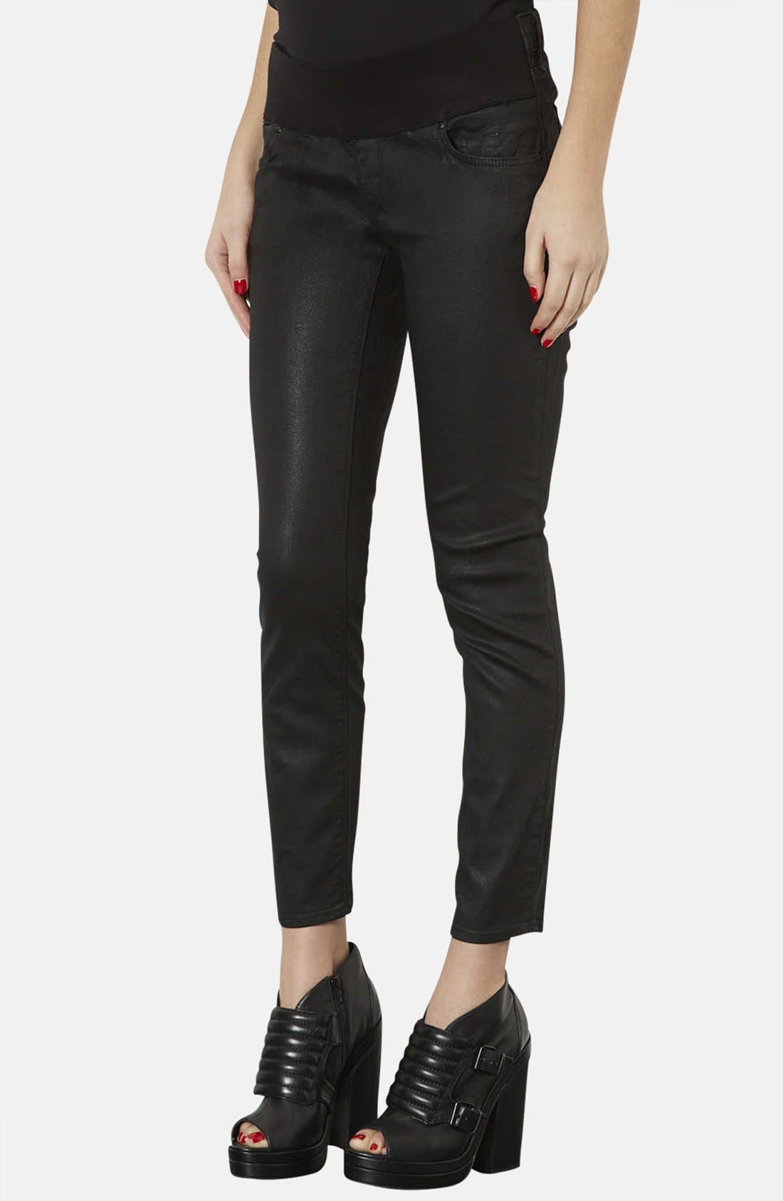 'Leigh' Moto Maternity Jeans Nordstrom