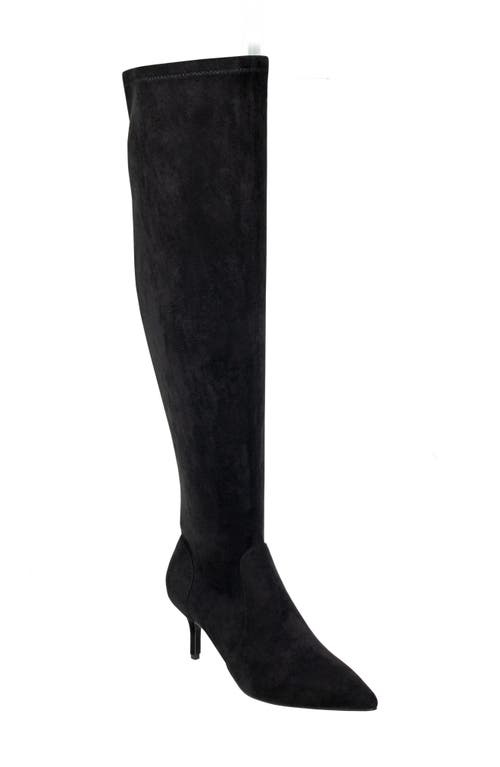 Charles by Charles David Aleigha Over the Knee Pointed Toe Boot in Black