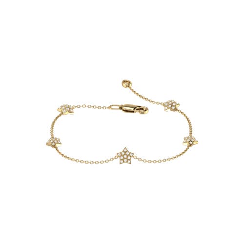 Luvmyjewelry Starkissed Diamond Bracelet In 14k Yellow Gold Vermeil On Sterling Silver In 14kt Gold Vermeil On Sterling