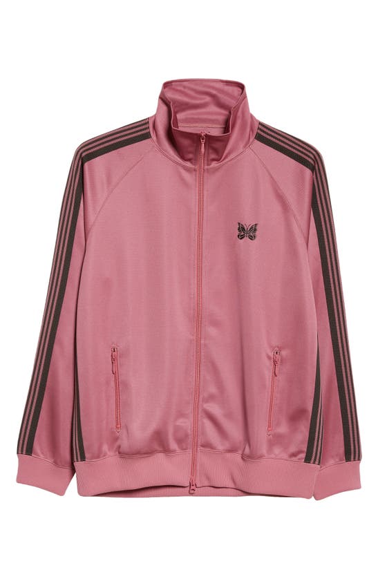 Needles Poly Smooth Track Jacket In Smoke Pink | ModeSens