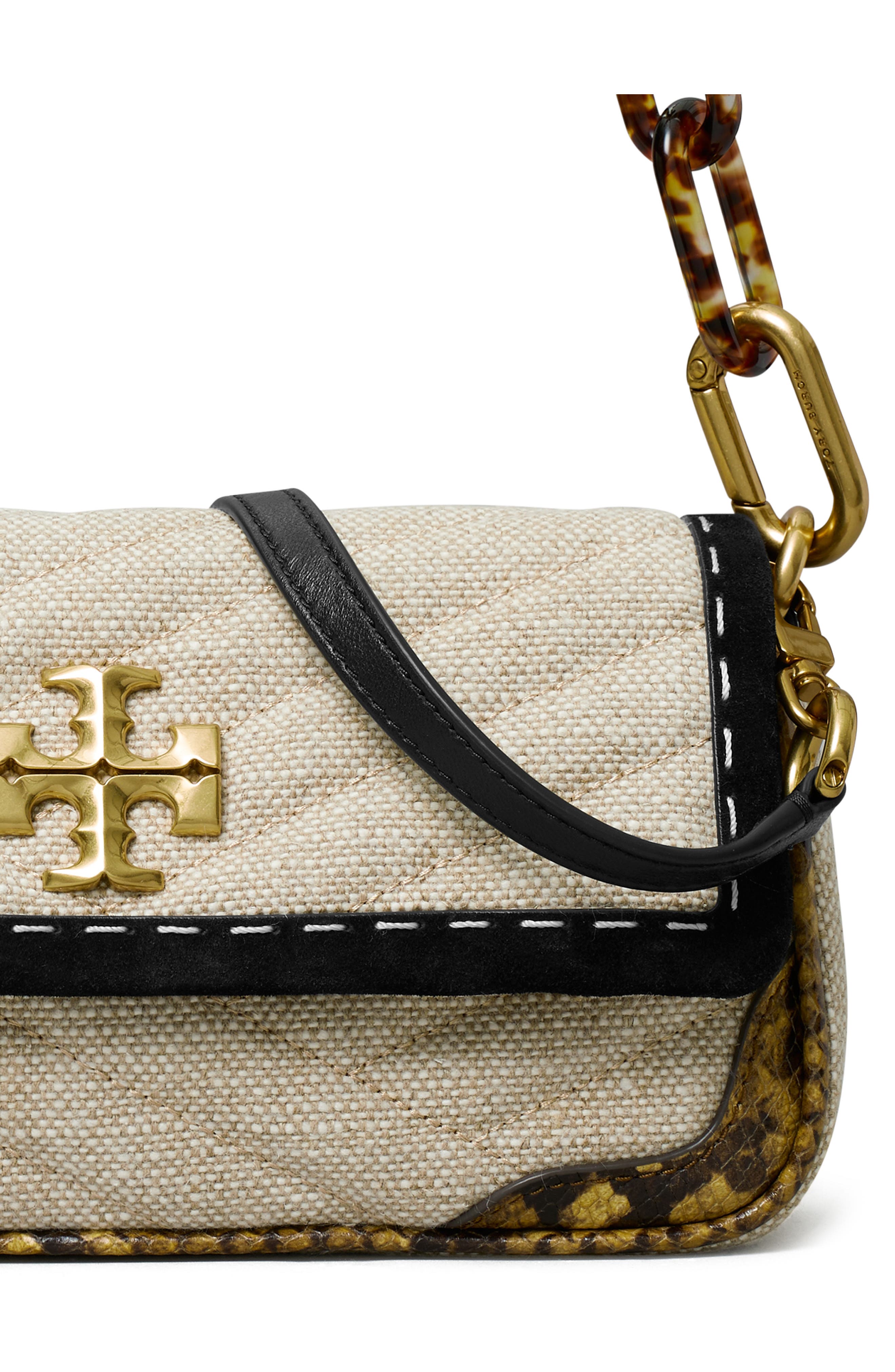 Tory Burch Kira Mixed Media Quilted Shoulder Bag Nordstrom