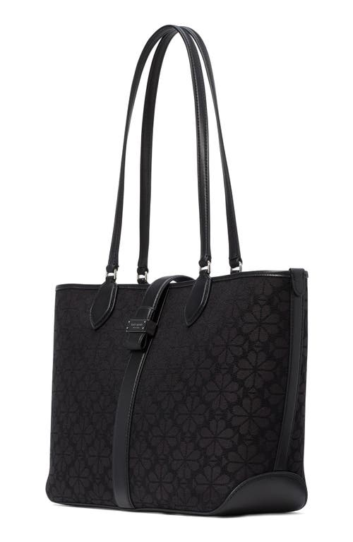 Shop Kate Spade New York Spade Flower Jacquard Tote In Black Multi