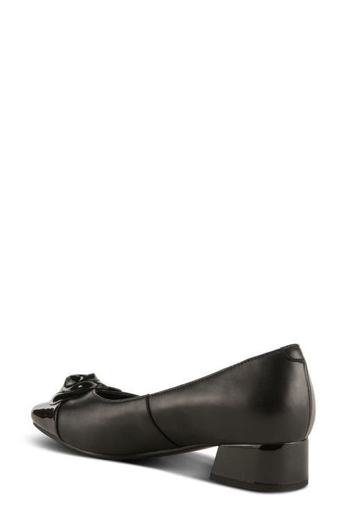 Azura By Spring Step Angelinite Cap Toe Pump In Black