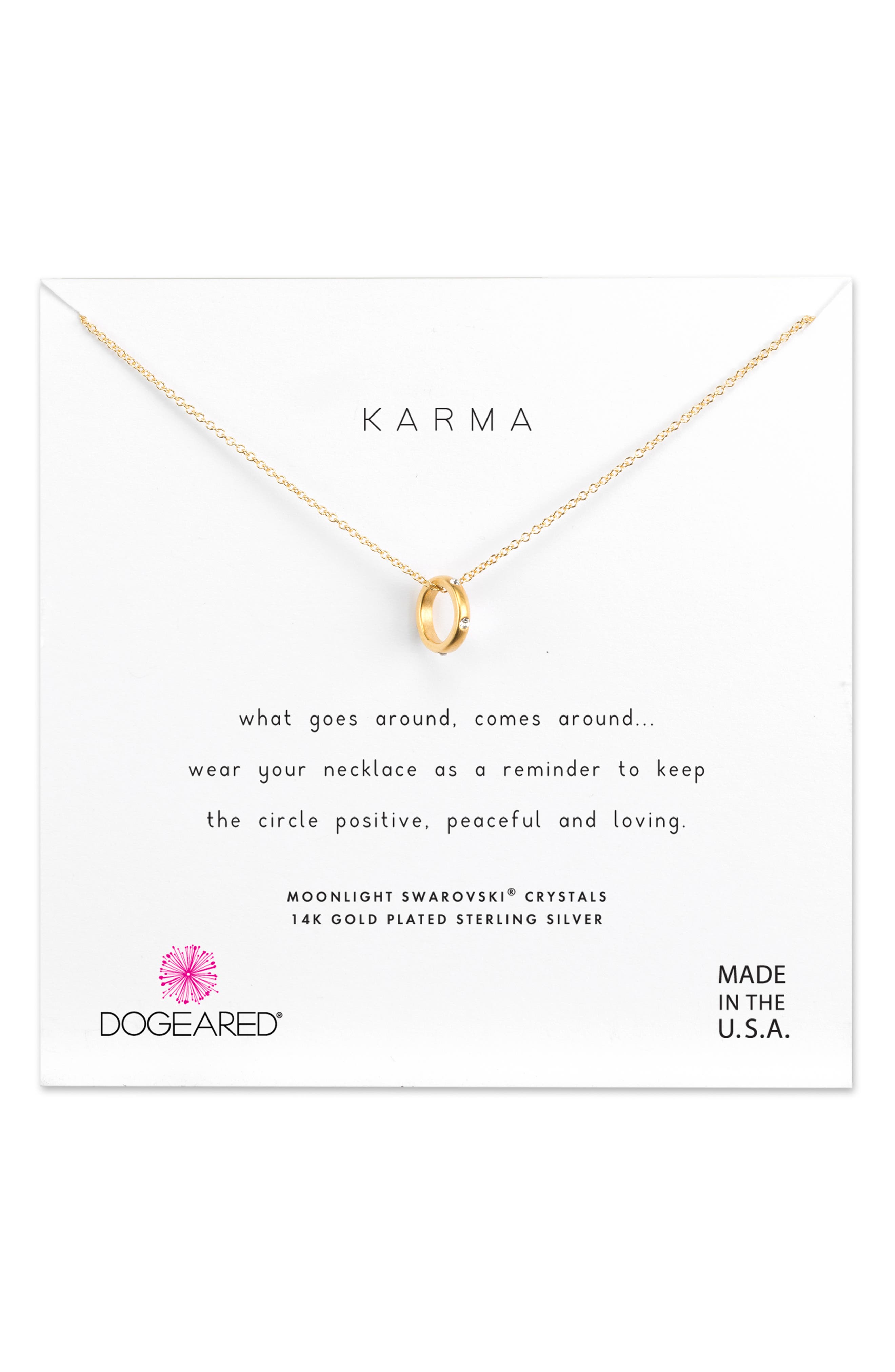 Dogeared Karma Necklace