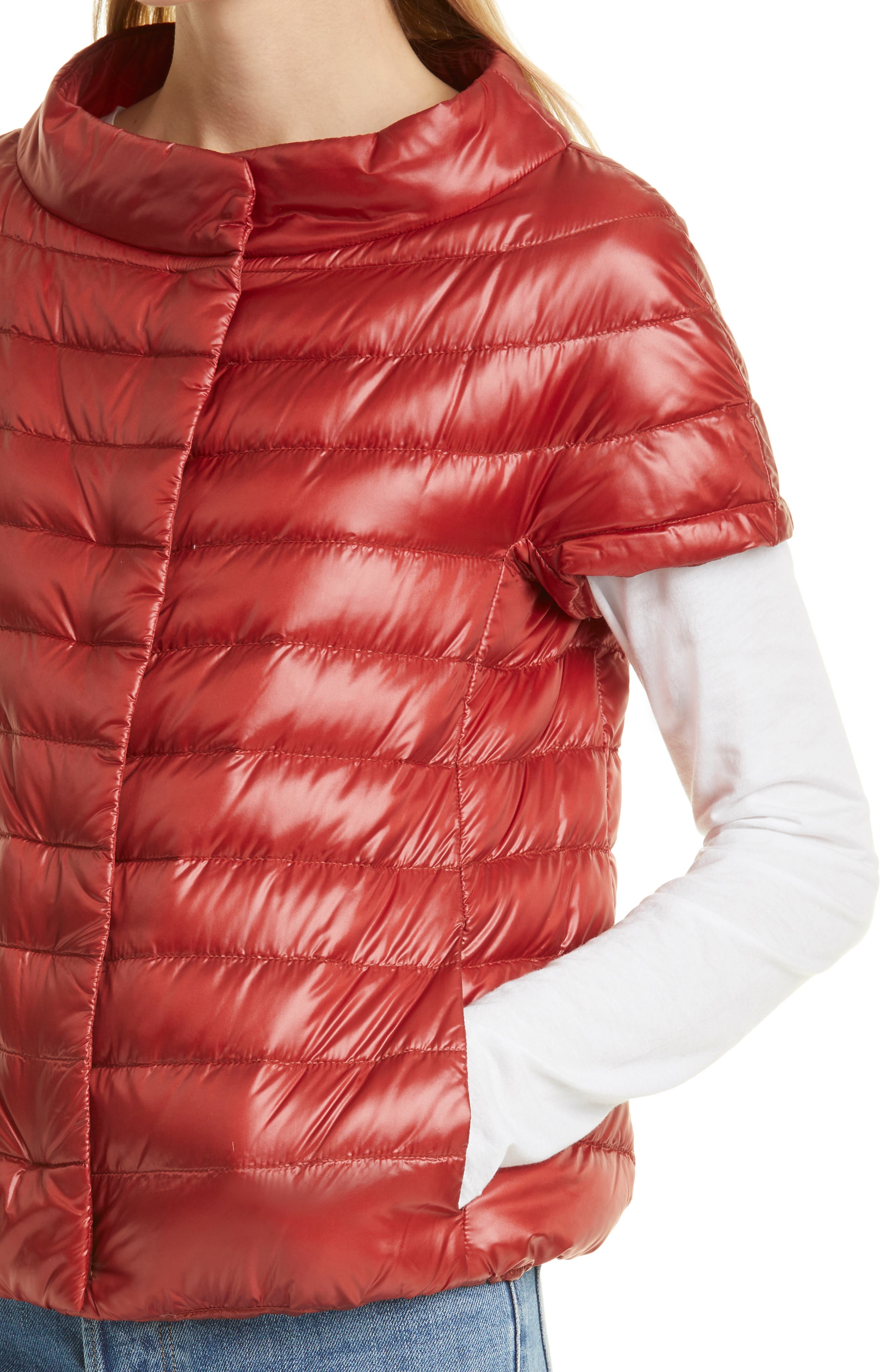 herno cap sleeve jacket