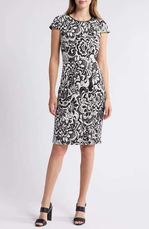 Vince shops camuto velvet jacquard sheath dress