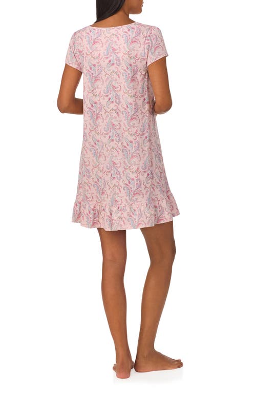 Shop Lauren Ralph Lauren Floral Nightgown In Peach