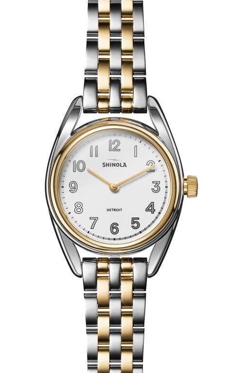 Shinola Derby Bracelet Watch, 30.5mm in Lghtsilver at Nordstrom