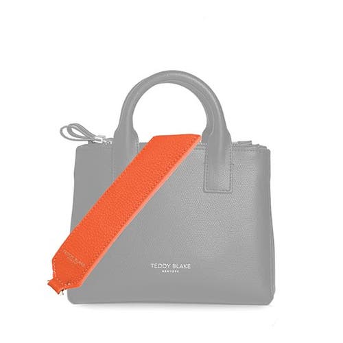 TEDDY BLAKE TEDDY BLAKE STAMPATTO LEATHER WIDE STRAP