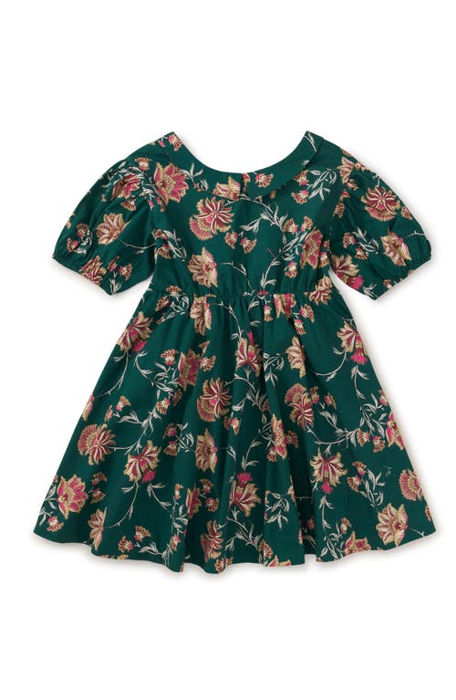 Tea Collection Puff Sleeve Collar Dress in Salma Floral 