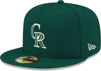 Colorado Rockies New Era Custom 59FIFTY Green Holiday Pack Fitted Hat, 8 / Green
