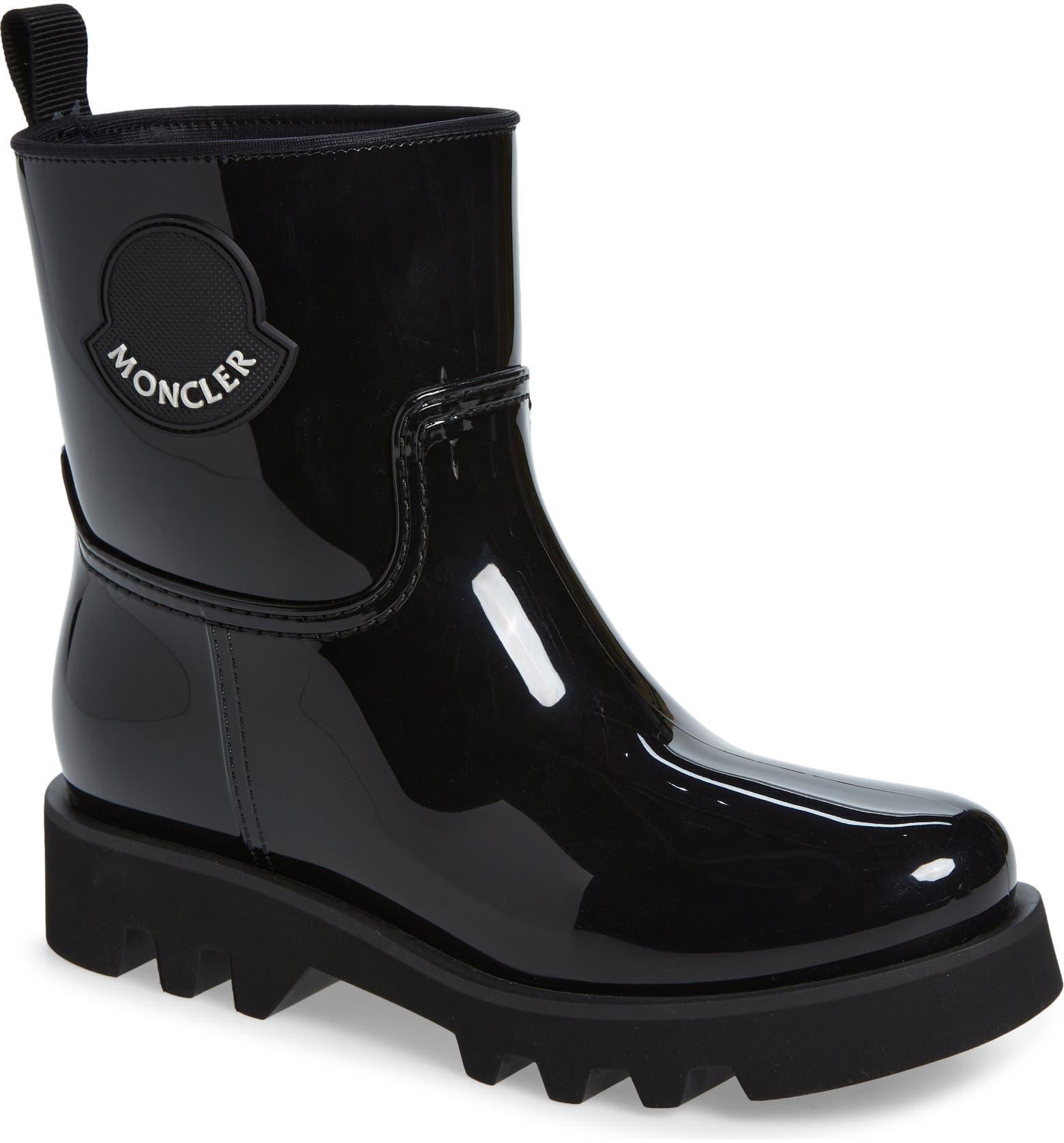 Moncler Ginette Logo Waterproof Rain Boot (Women) | Nordstrom