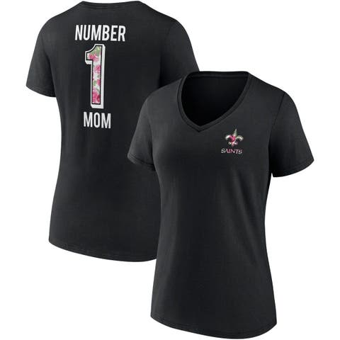 Women's Baltimore Ravens New Era Pink Breast Cancer Awareness Tri-Blend  V-Neck T-Shirt