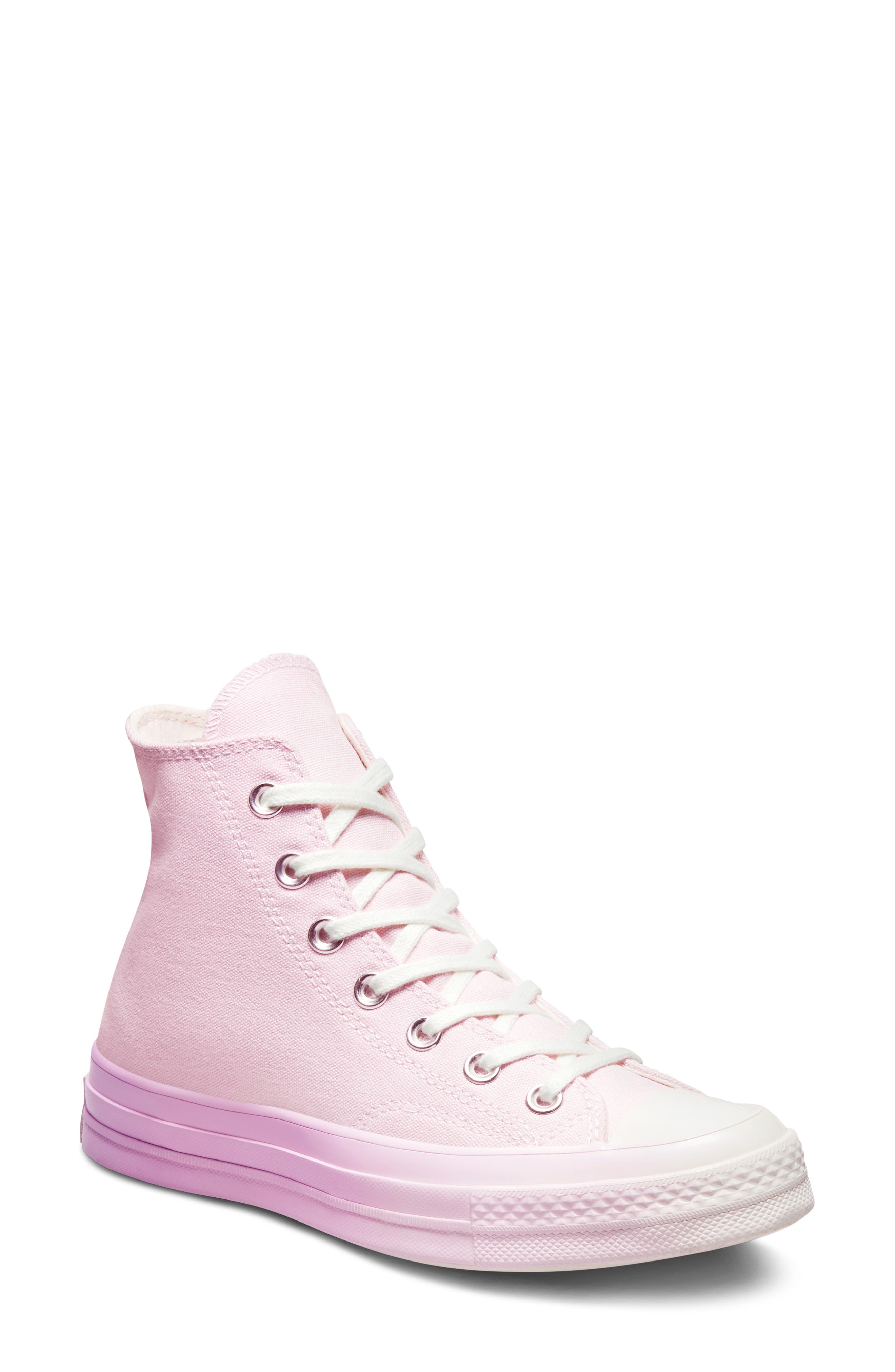 womens light pink converse high tops