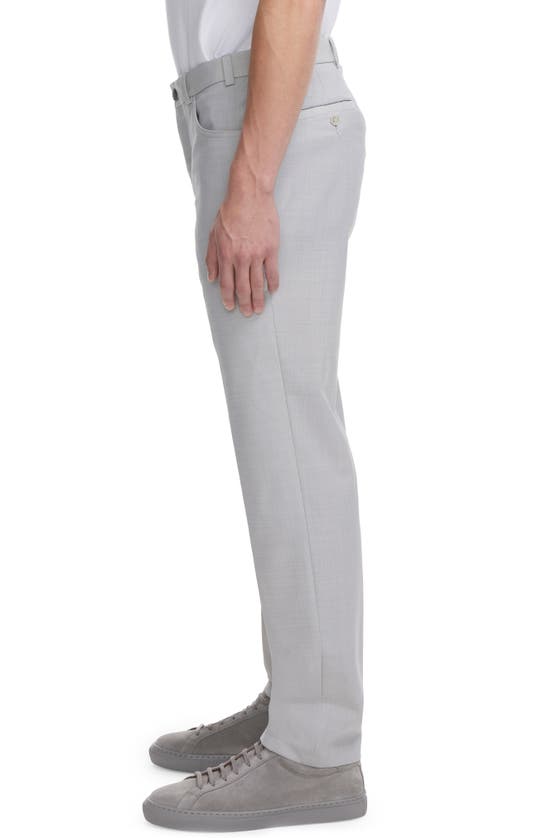 Jack Victor Sage Five Pocket Pants In Light Grey