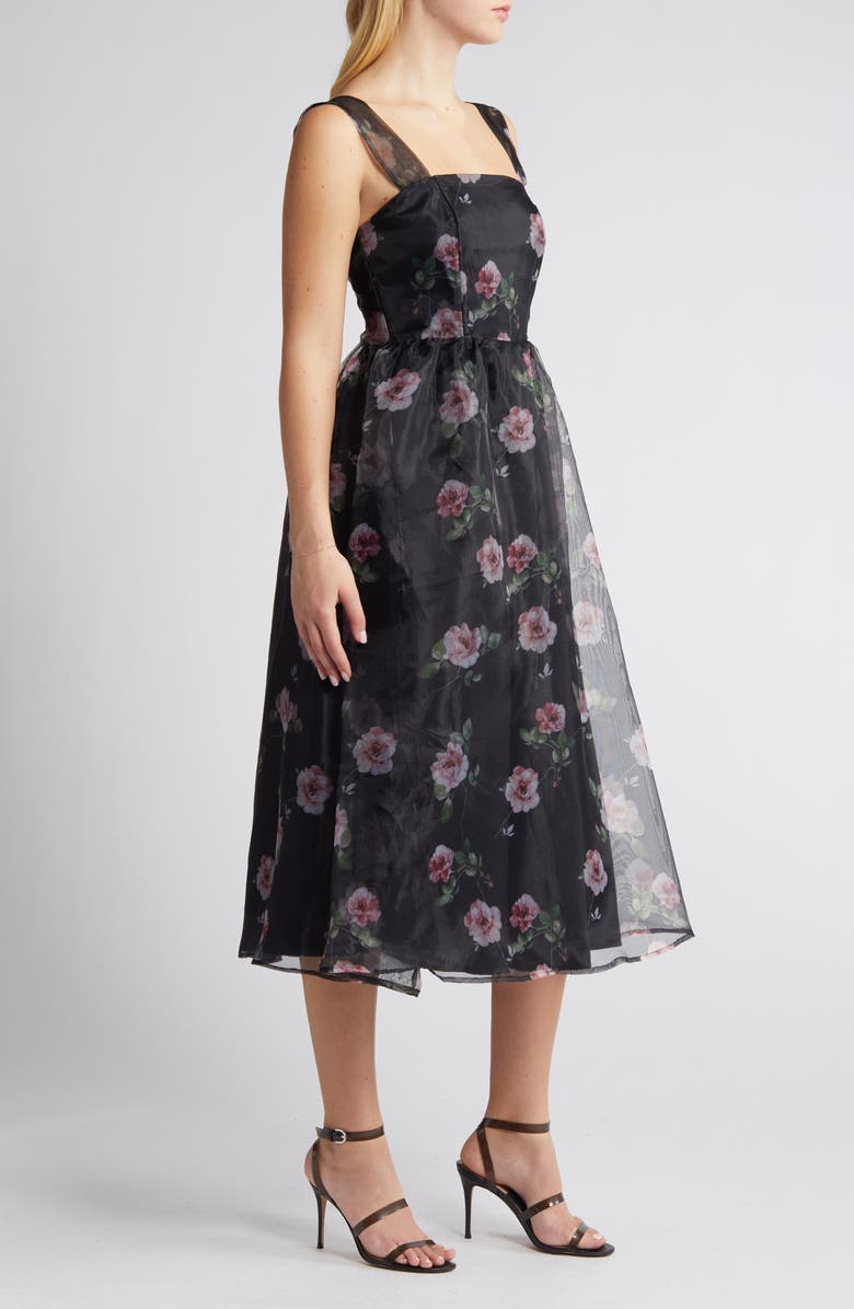 Lulus Floral Midi Dress Nordstrom
