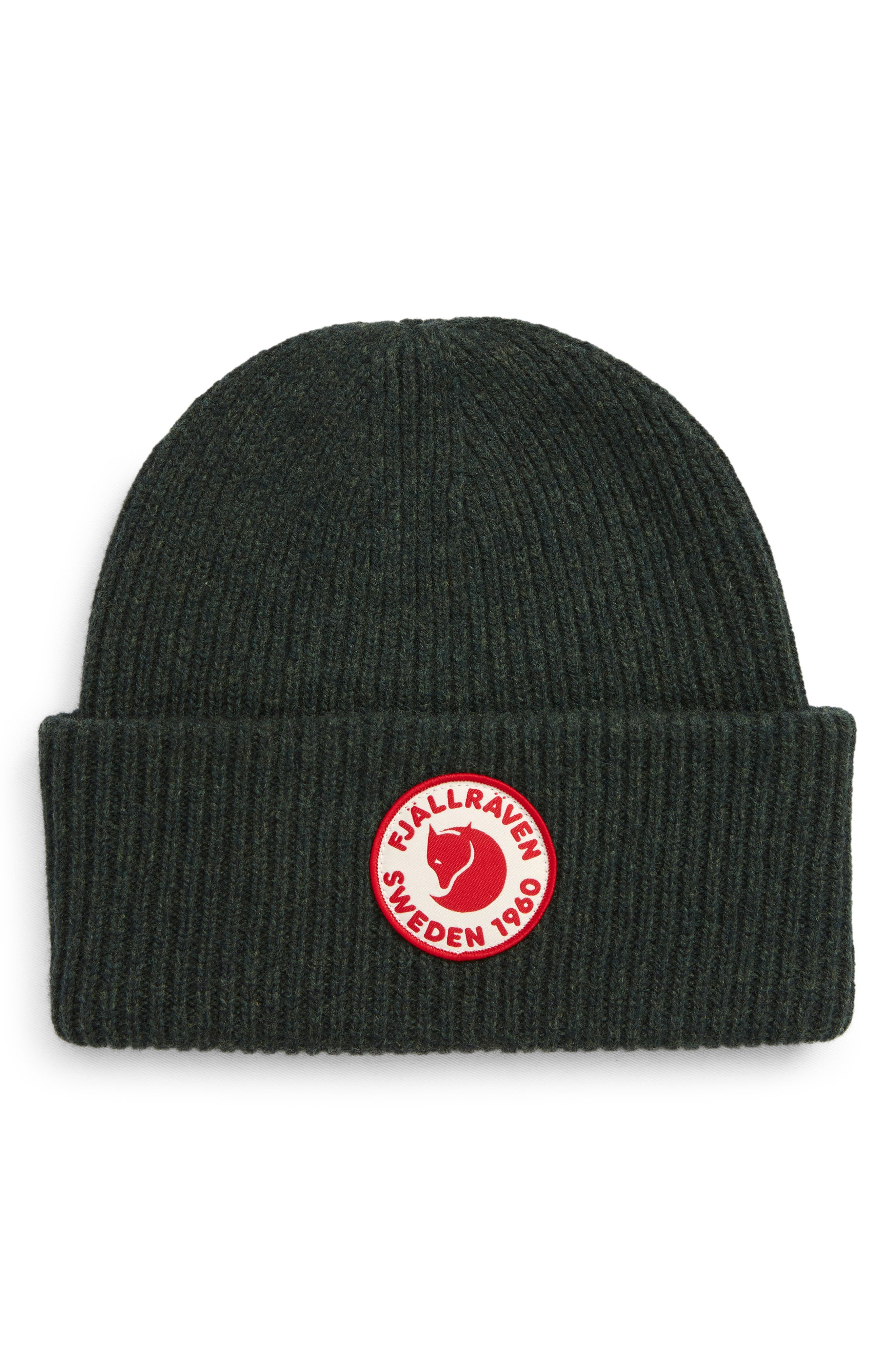 EAN 7323450724719 product image for Fjallraven 1960 Logo Beanie in Deep Forest at Nordstrom | upcitemdb.com