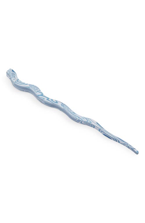 Chunks Large Firestarter Hair Stick in Blue Marble