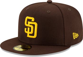 New Era 59FIFTY San Diego Padres Sugar Skull Fitted Hat Dark Brown