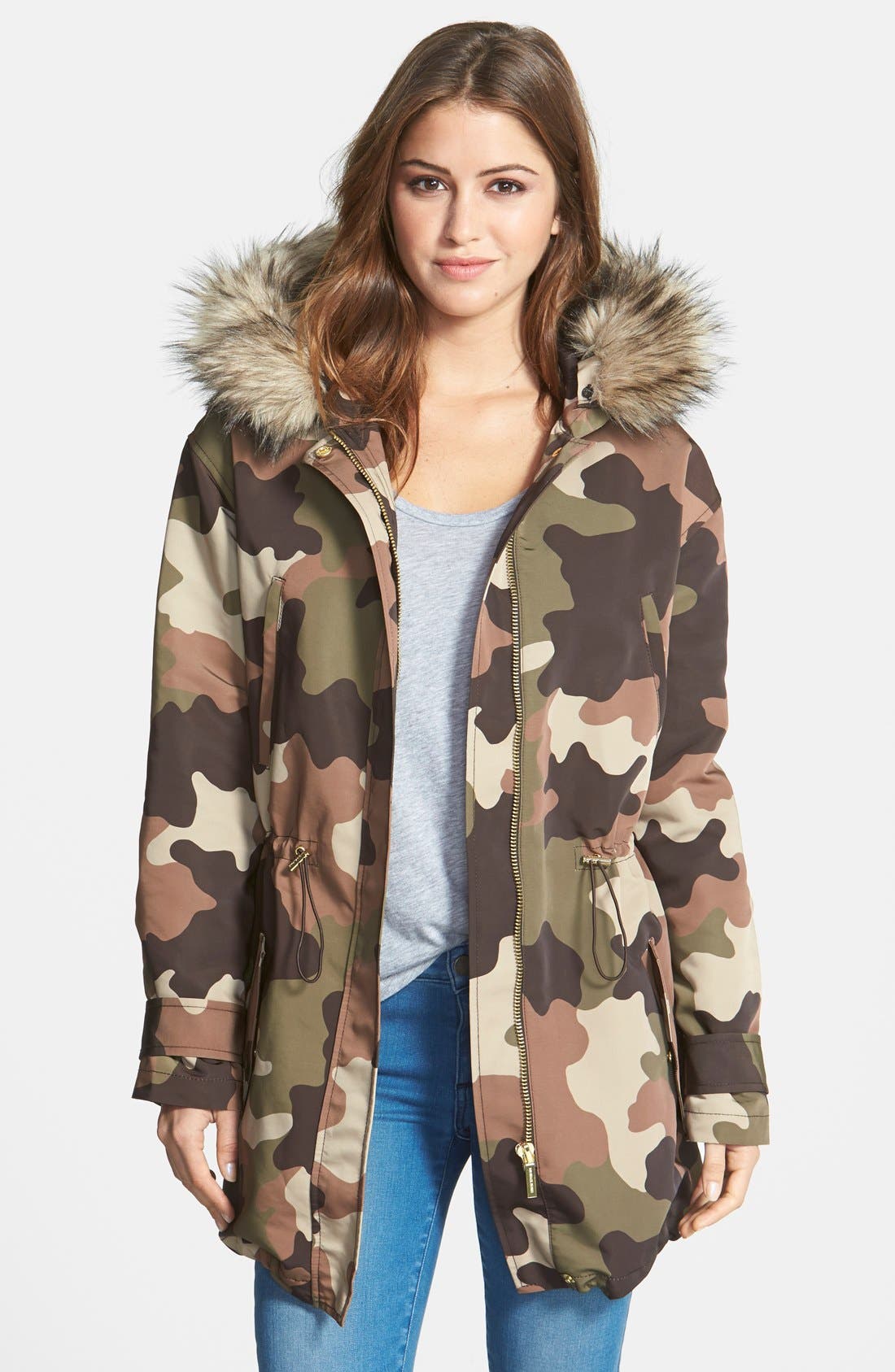 michael kors womens camo jacket