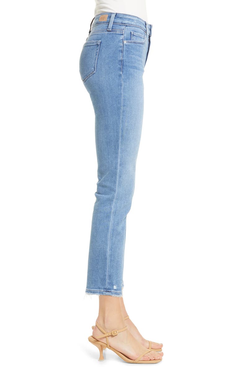 PAIGE Brigitte in Music Straight Leg Ankle Jeans | Nordstrom