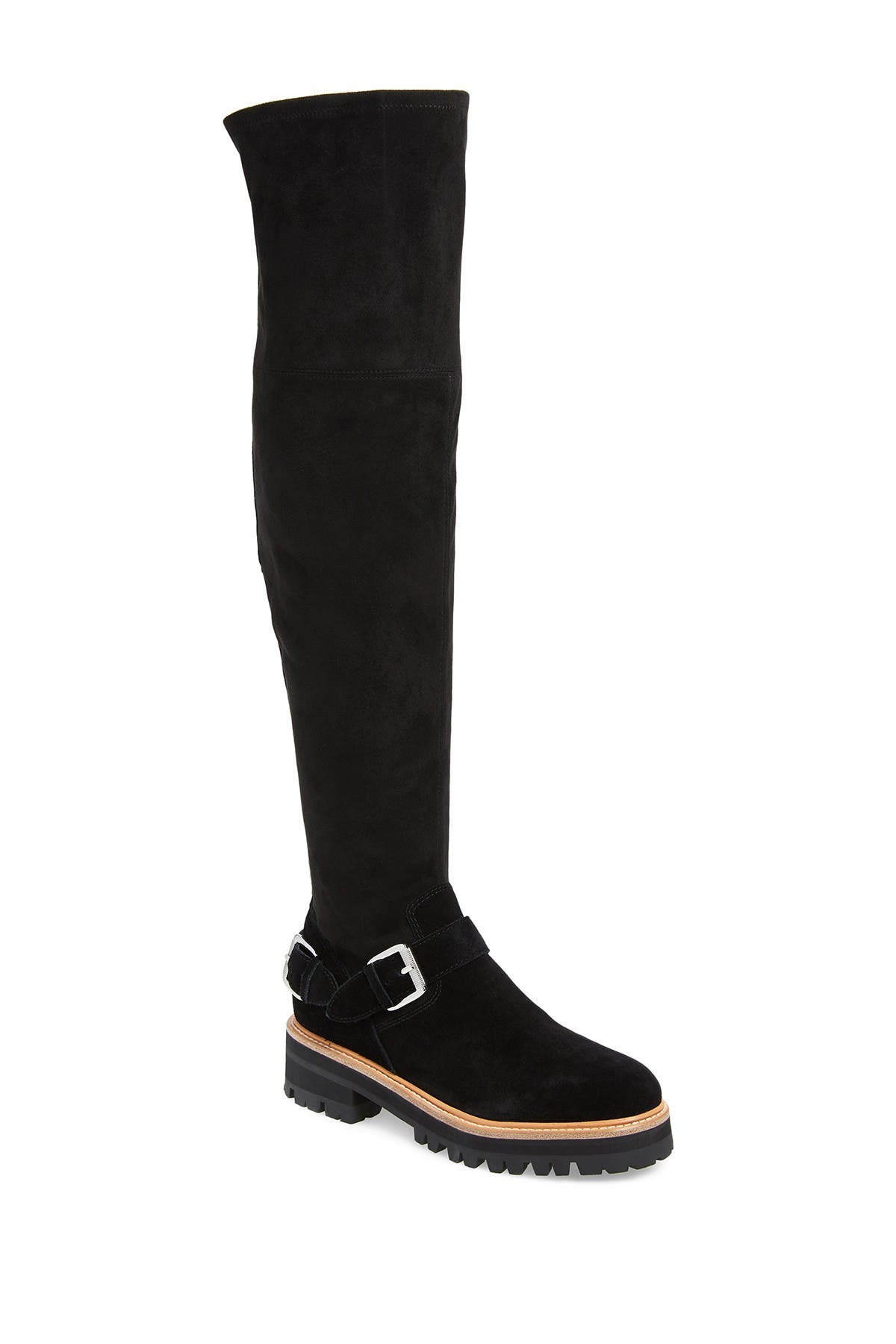 narrow calf over the knee boots