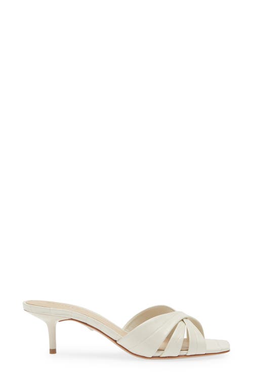 Shop Schutz Keefa Kitten Heel Sandal In Pearl